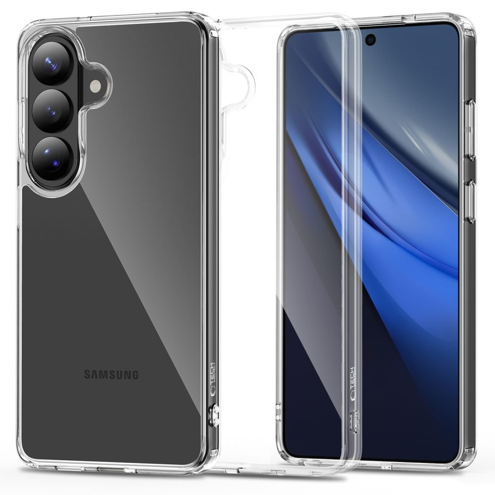 Tech - Protect Samsung Galaxy S26 - Σκληρή Θήκη με Πλαίσιο Σιλικόνης - Flexair Hybrid - Clear
