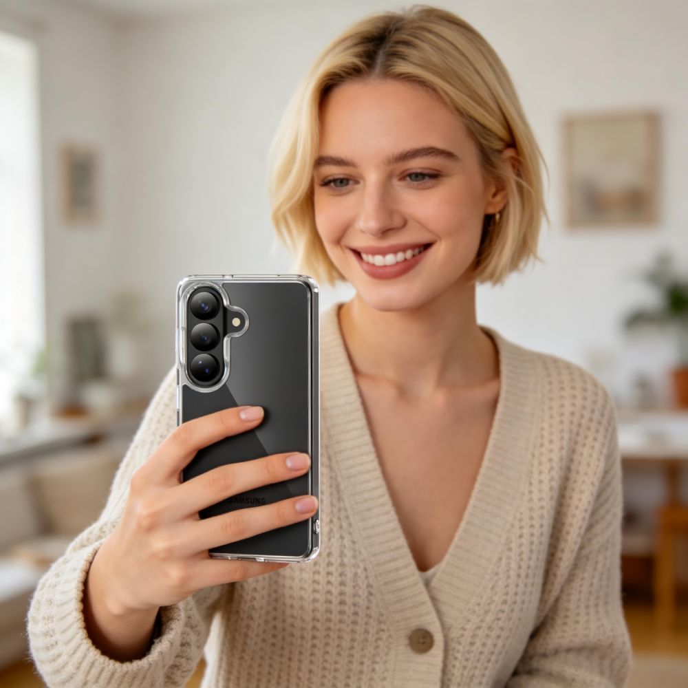 Tech - Protect Samsung Galaxy S26 - Σκληρή Θήκη με Πλαίσιο Σιλικόνης - Flexair Hybrid - Clear