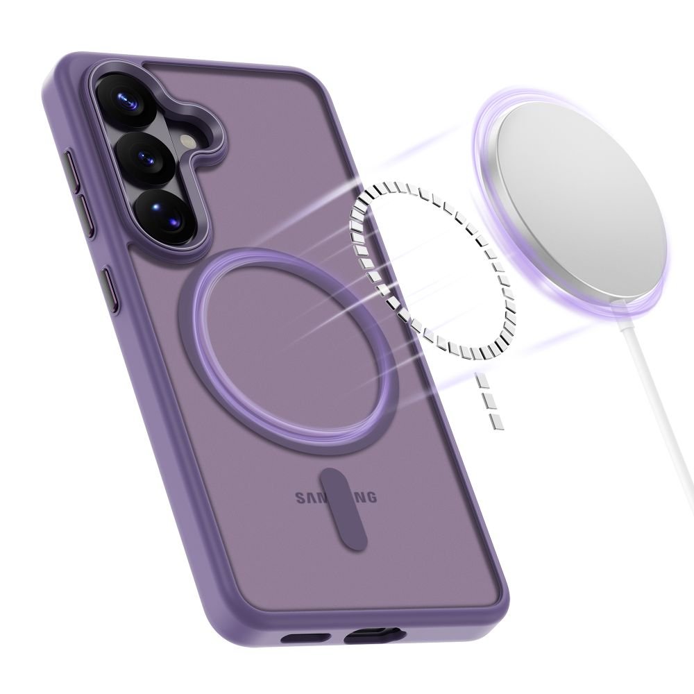 Tech - Protect Samsung Galaxy S26 - Σκληρή Θήκη με Πλαίσιο Σιλικόνης - MagMat MagSafe - Matte Cobalt Violet