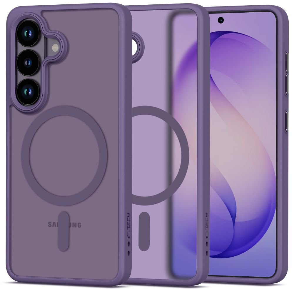 Tech - Protect Samsung Galaxy S26 - Σκληρή Θήκη με Πλαίσιο Σιλικόνης - MagMat MagSafe - Matte Cobalt Violet