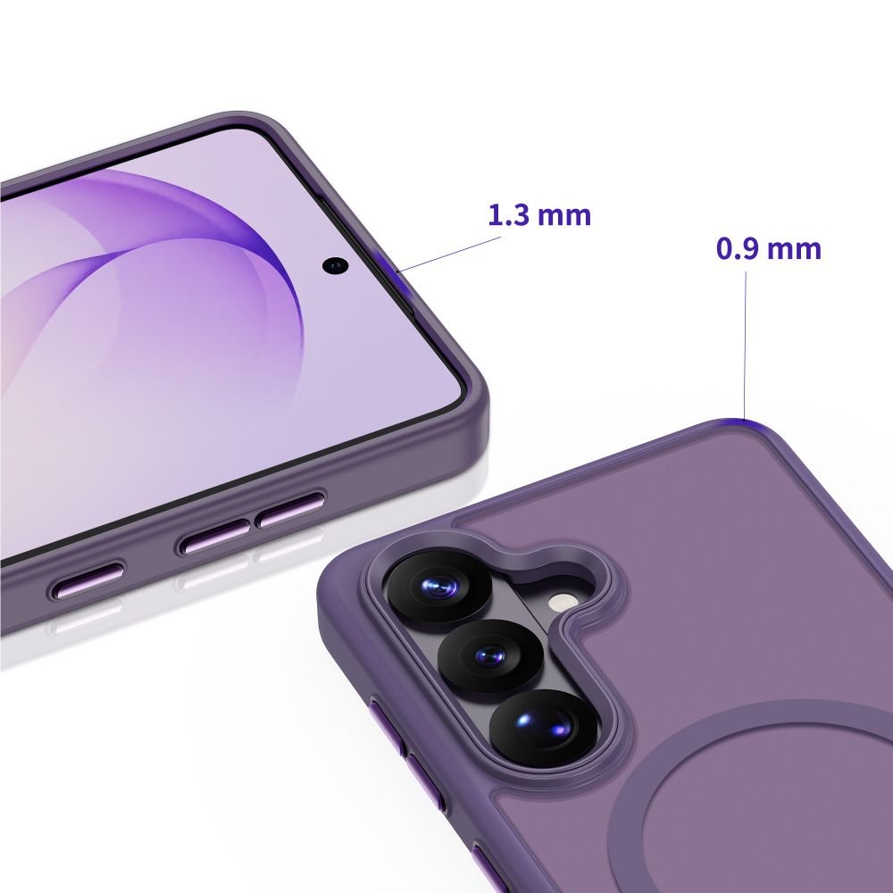 Tech - Protect Samsung Galaxy S26 - Σκληρή Θήκη με Πλαίσιο Σιλικόνης - MagMat MagSafe - Matte Cobalt Violet