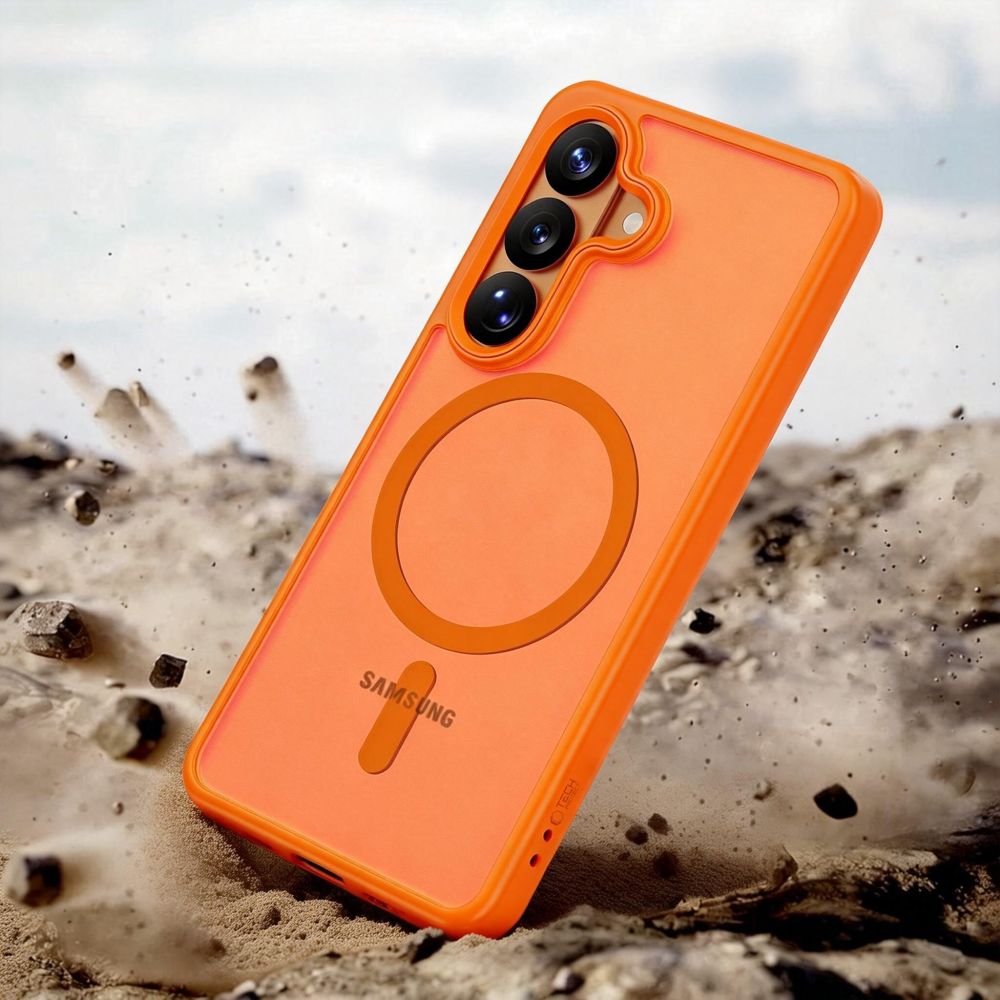 Tech - Protect Samsung Galaxy S26 - Σκληρή Θήκη με Πλαίσιο Σιλικόνης - MagMat MagSafe - Matte Orange