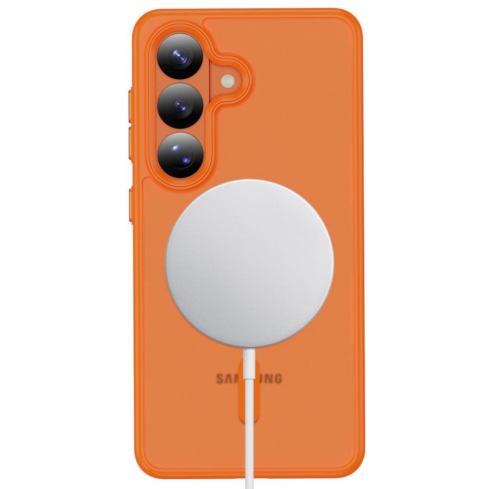 Tech - Protect Samsung Galaxy S26 - Σκληρή Θήκη με Πλαίσιο Σιλικόνης - MagMat MagSafe - Matte Orange