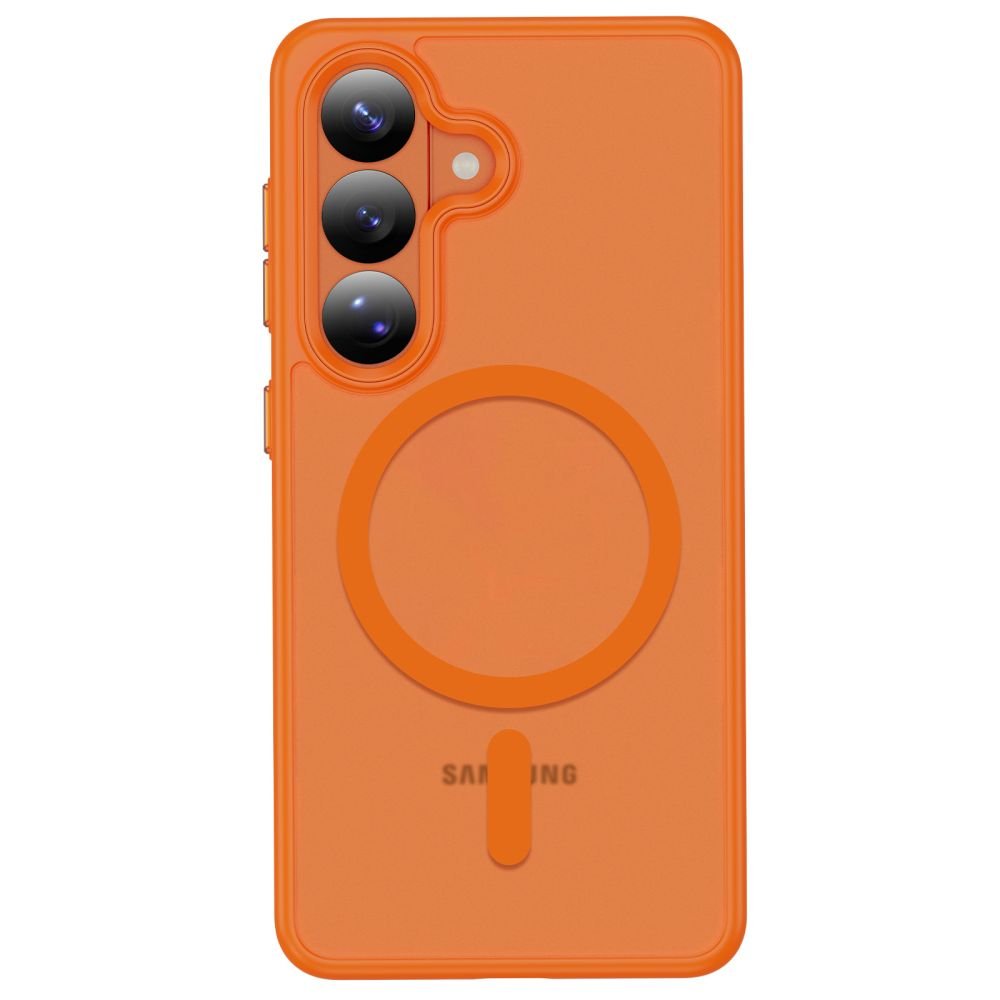 Tech - Protect Samsung Galaxy S26 - Σκληρή Θήκη με Πλαίσιο Σιλικόνης - MagMat MagSafe - Matte Orange