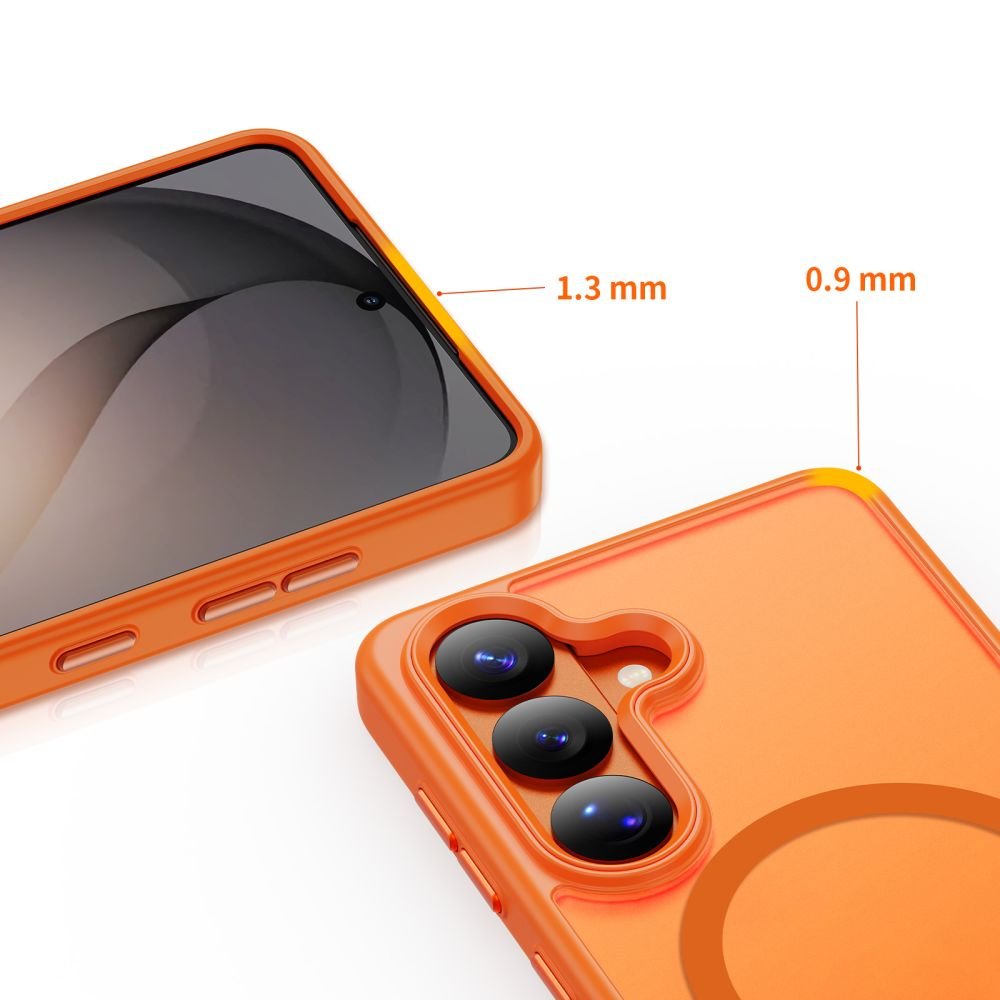 Tech - Protect Samsung Galaxy S26 - Σκληρή Θήκη με Πλαίσιο Σιλικόνης - MagMat MagSafe - Matte Orange