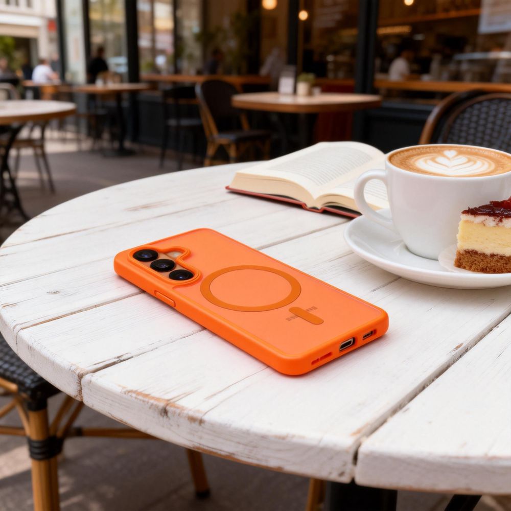 Tech - Protect Samsung Galaxy S26 - Σκληρή Θήκη με Πλαίσιο Σιλικόνης - MagMat MagSafe - Matte Orange