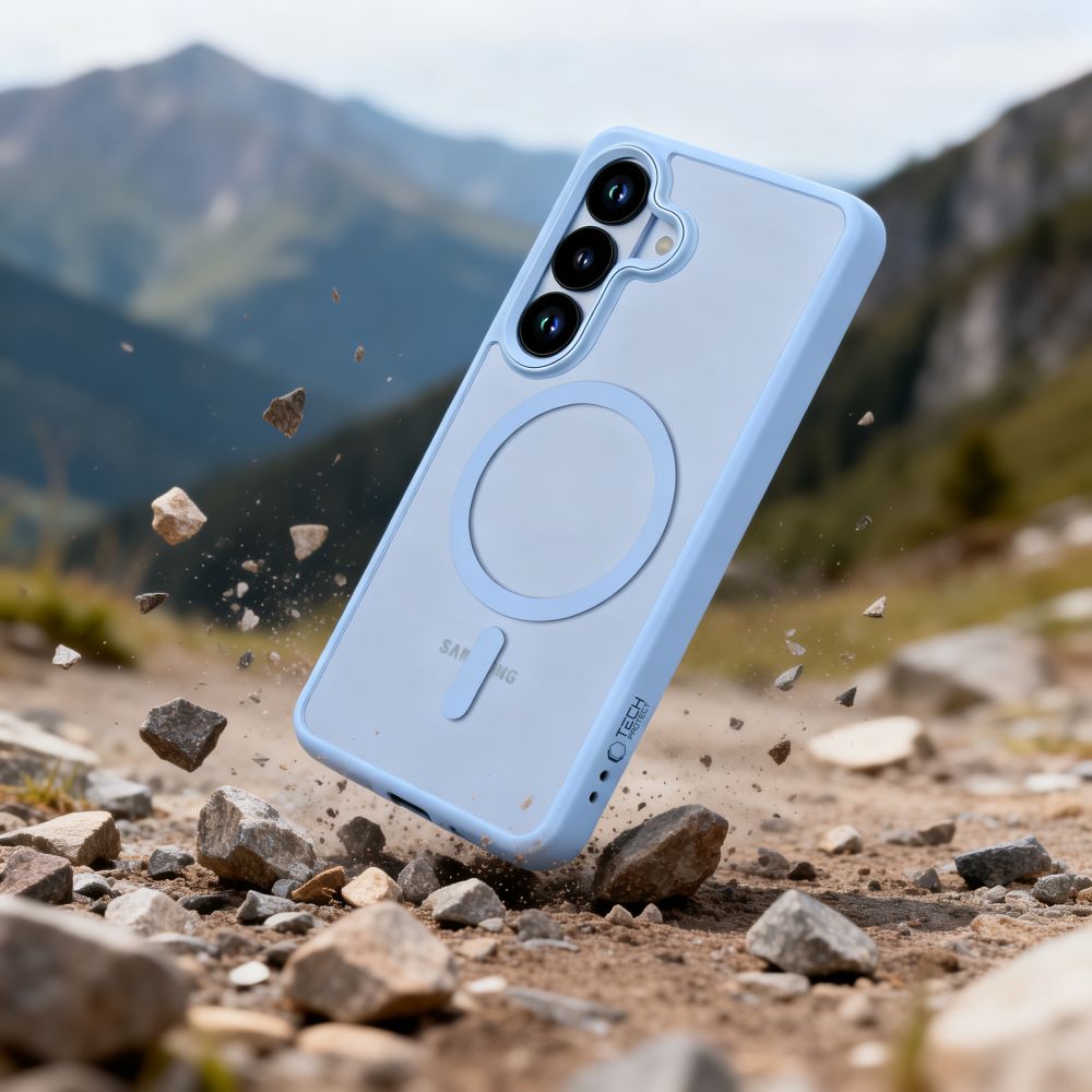 Tech - Protect Samsung Galaxy S26 - Σκληρή Θήκη με Πλαίσιο Σιλικόνης - MagMat MagSafe - Matte Sky Blue