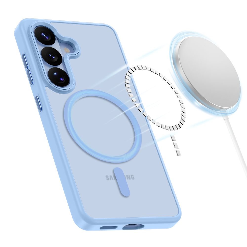 Tech - Protect Samsung Galaxy S26 - Σκληρή Θήκη με Πλαίσιο Σιλικόνης - MagMat MagSafe - Matte Sky Blue