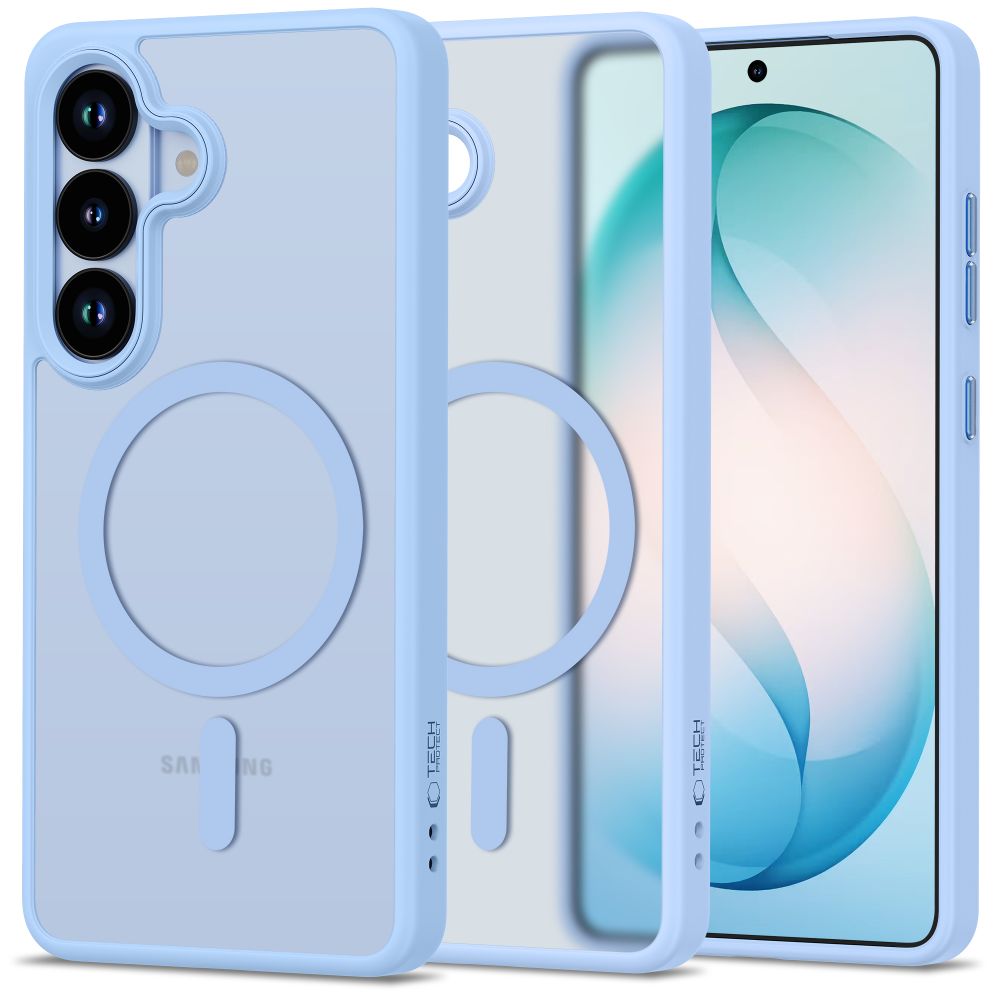 Tech - Protect Samsung Galaxy S26 - Σκληρή Θήκη με Πλαίσιο Σιλικόνης - MagMat MagSafe - Matte Sky Blue