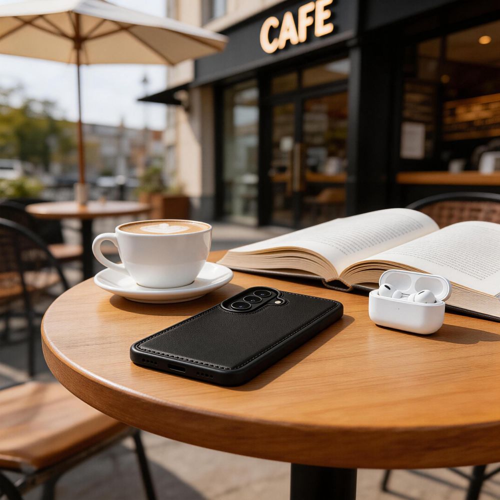Tech - Protect Samsung Galaxy S26 Θήκη Πορτοφόλι Stand από Δερματίνη με Αποσπώμενη θήκη MagSafe - Matte Black