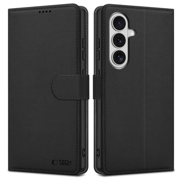 Tech - Protect Samsung Galaxy S26 - Θήκη Πορτοφόλι Stand από Δερματίνη - Wallet - Black