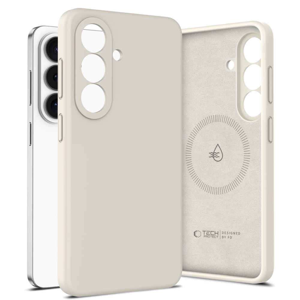 Tech - Protect Samsung Galaxy S26 - Θήκη Σιλικόνης - Silicone MagSafe - Cosmic Latte