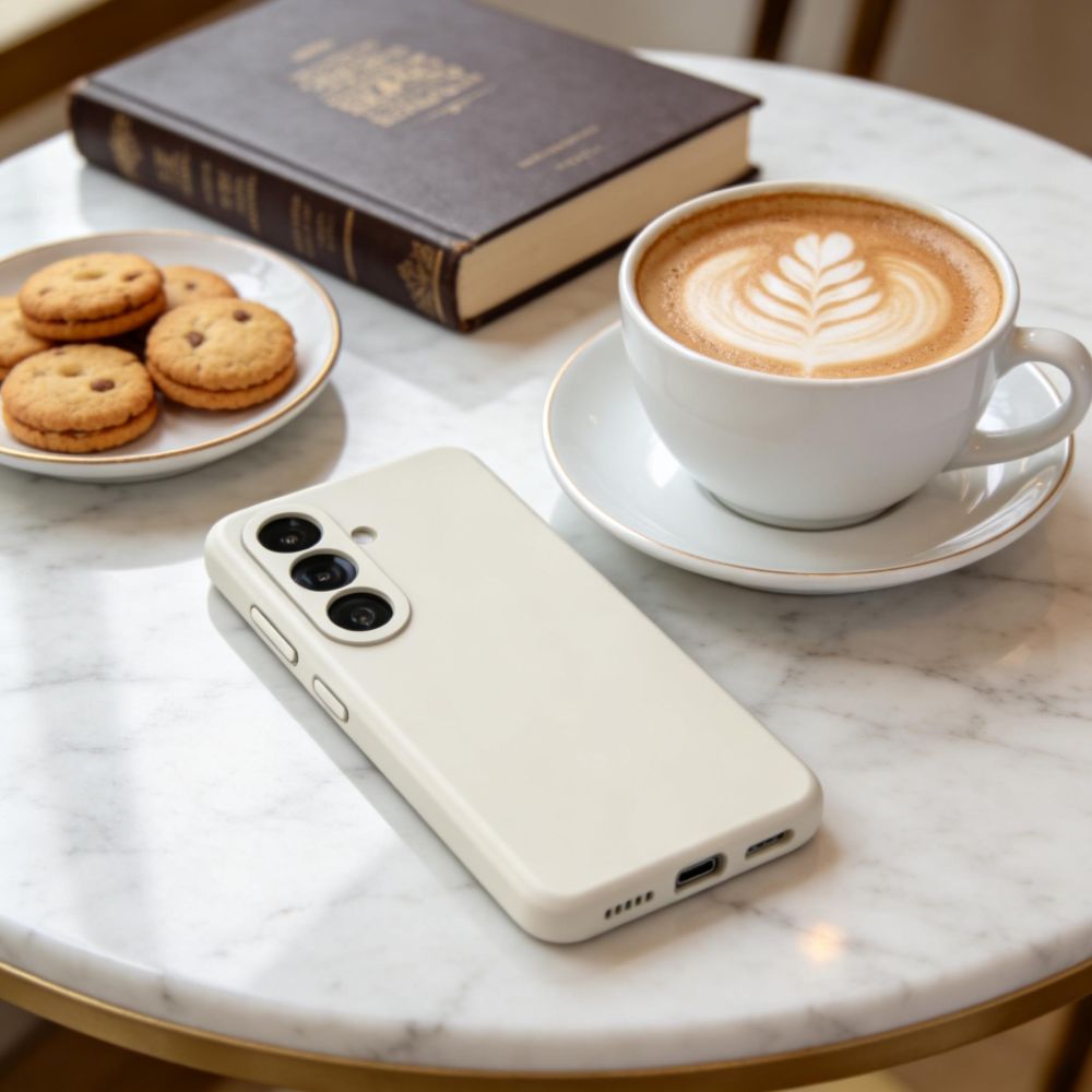 Tech - Protect Samsung Galaxy S26 - Θήκη Σιλικόνης - Silicone MagSafe - Cosmic Latte