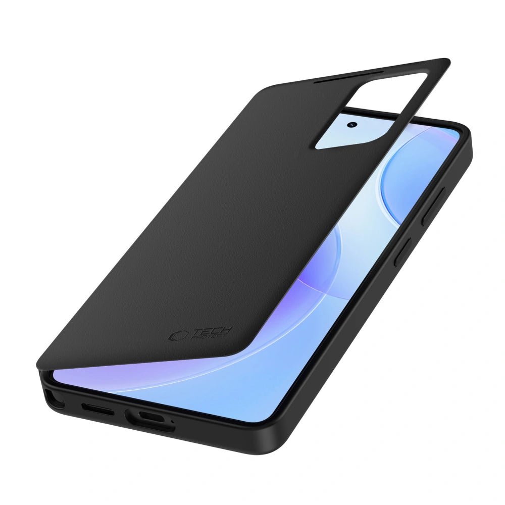 Tech - Protect Samsung Galaxy S26 Ultra - Θήκη Βιβλίο με Θέση για 1 Κάρτα - Smart Wallet - Matte Black