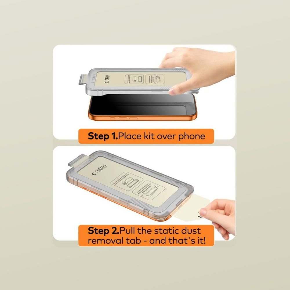 Tech - Protect Samsung Galaxy S26 Ultra - Σετ με 2 Full Screen Αντιχαρακτικά Γυαλιά Οθόνης με Οδηγό Τοποθέτησης - Quick Set+ - Black