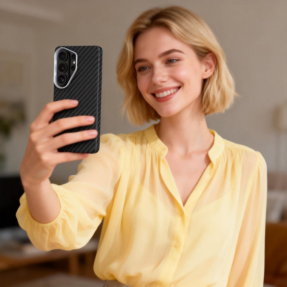 Tech - Protect Samsung Galaxy S26 Ultra - Σκληρή Θήκη με MagSafe - Ion Carbon MagSafe - Black / Silver