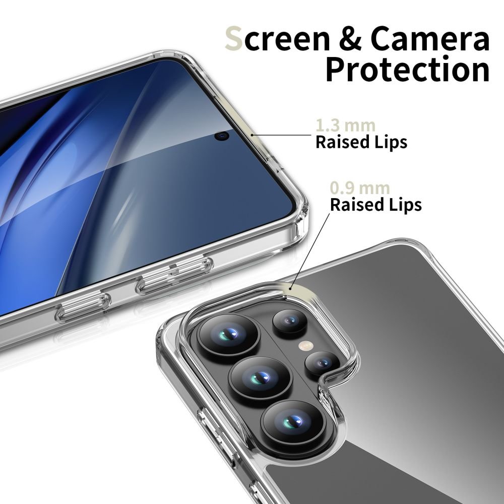 Tech - Protect Samsung Galaxy S26 Ultra - Σκληρή Θήκη με Πλαίσιο Σιλικόνης - Flexair Hybrid - Clear