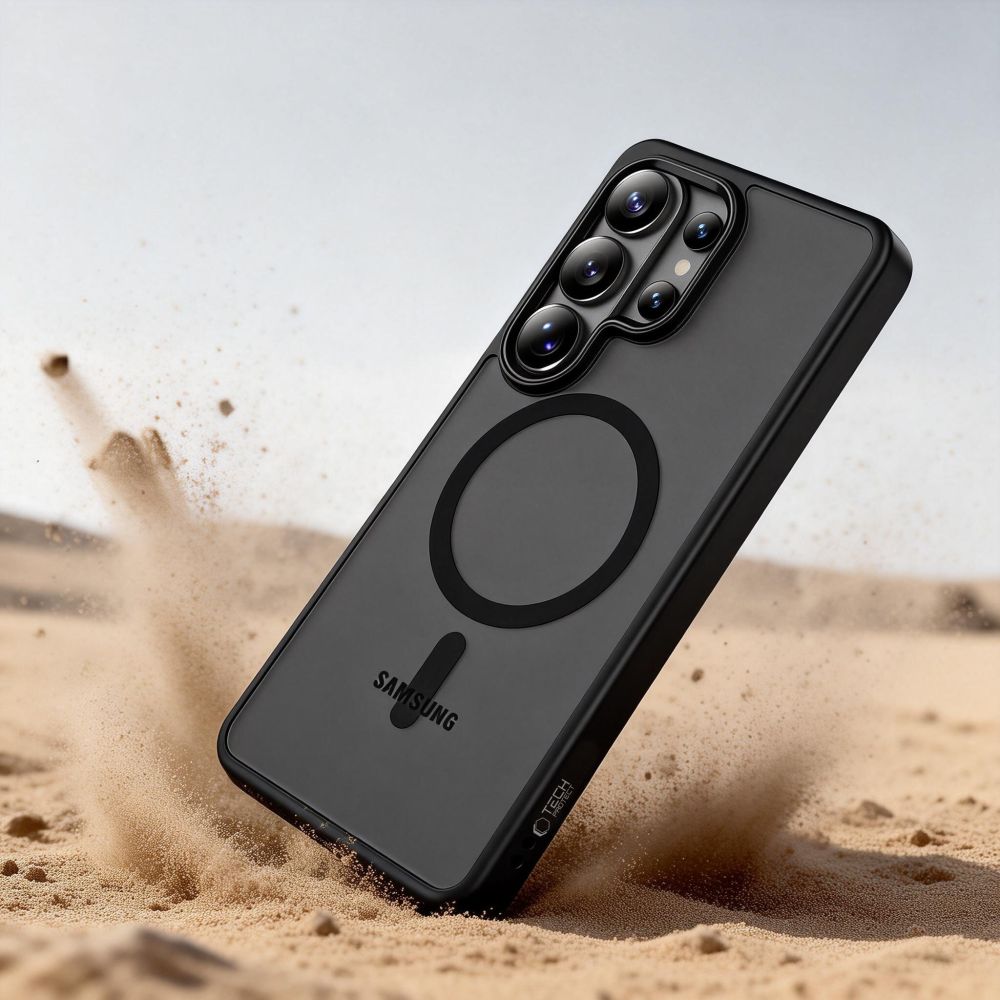 Tech - Protect Samsung Galaxy S26 Ultra - Σκληρή Θήκη με Πλαίσιο Σιλικόνης και MagSafe - MagMat MagSafe - Matte Black