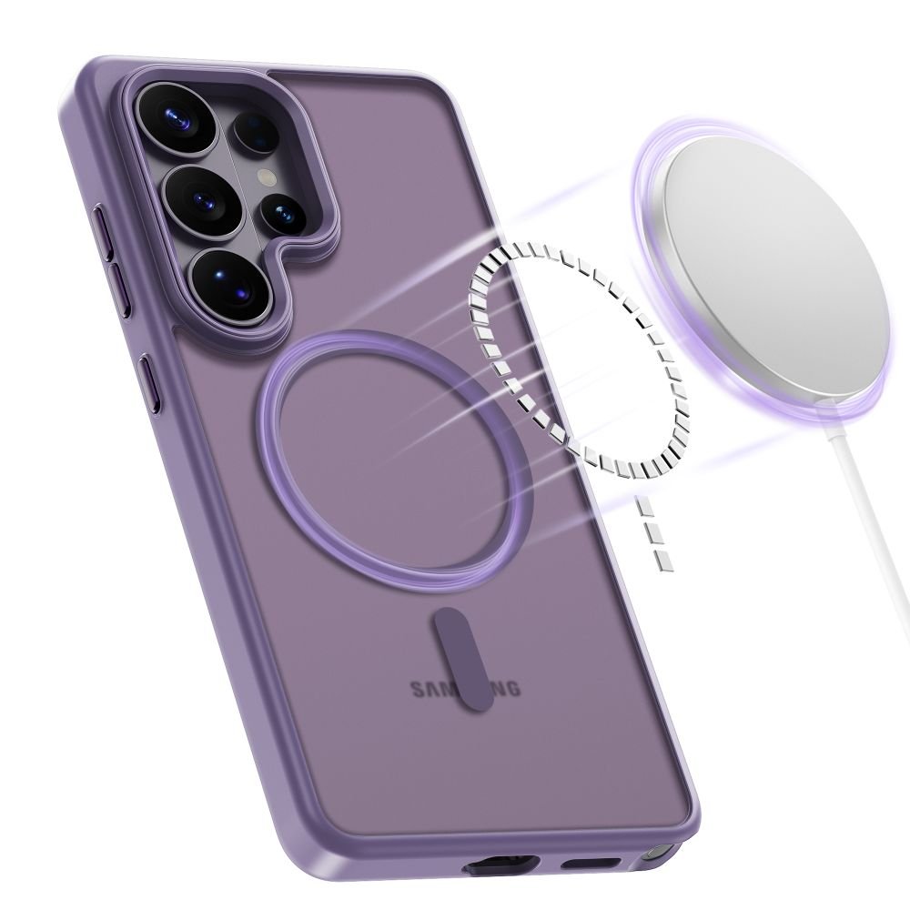 Tech - Protect Samsung Galaxy S26 Ultra - Σκληρή Θήκη με Πλαίσιο Σιλικόνης και MagSafe - MagMat MagSafe - Matte Cobalt Violet