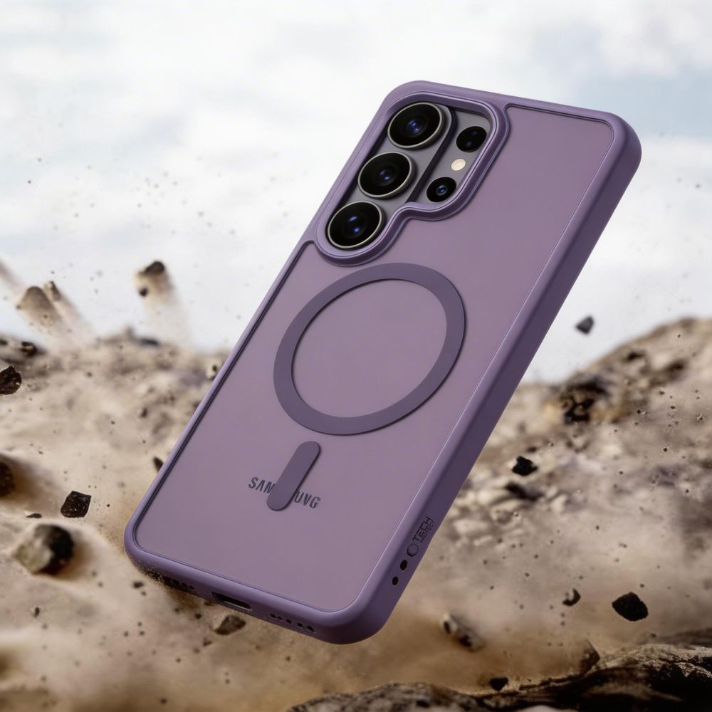 Tech - Protect Samsung Galaxy S26 Ultra - Σκληρή Θήκη με Πλαίσιο Σιλικόνης και MagSafe - MagMat MagSafe - Matte Cobalt Violet