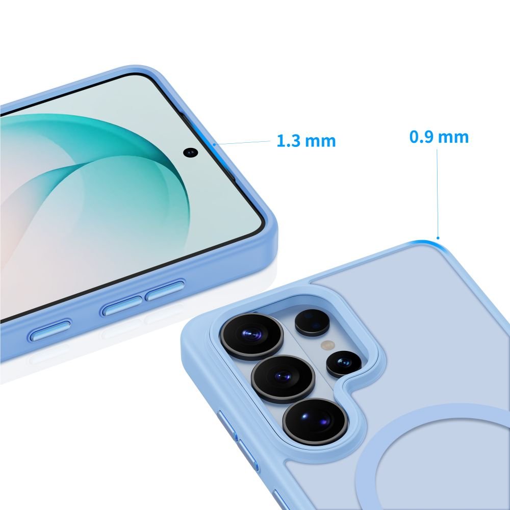 Tech - Protect Samsung Galaxy S26 Ultra - Σκληρή Θήκη με Πλαίσιο Σιλικόνης και MagSafe - MagMat MagSafe - Matte Sky Blue