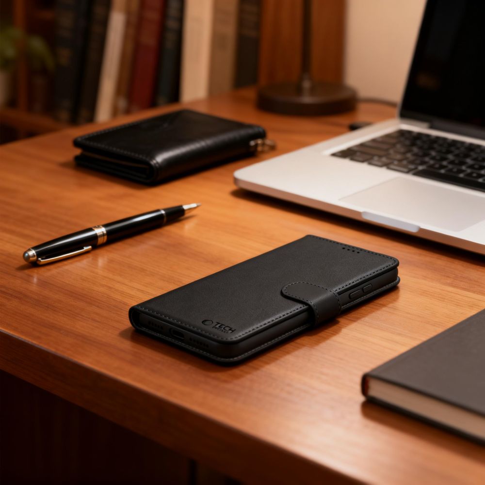 Tech - Protect Samsung Galaxy S26 Ultra - Θήκη Πορτοφόλι Stand από Δερματίνη - Wallet - Black