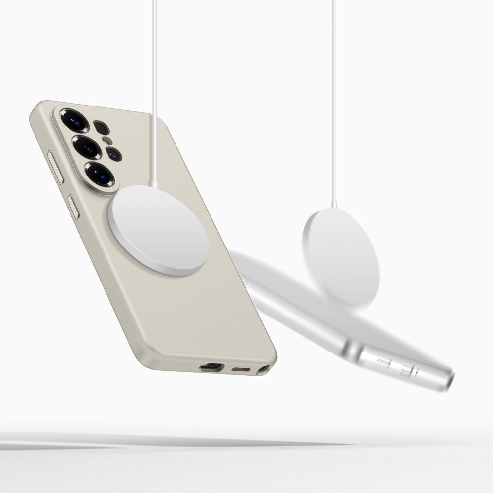 Tech - Protect Samsung Galaxy S26 Ultra - Θήκη Σιλικόνης - Silicone MagSafe - Cosmic Latte