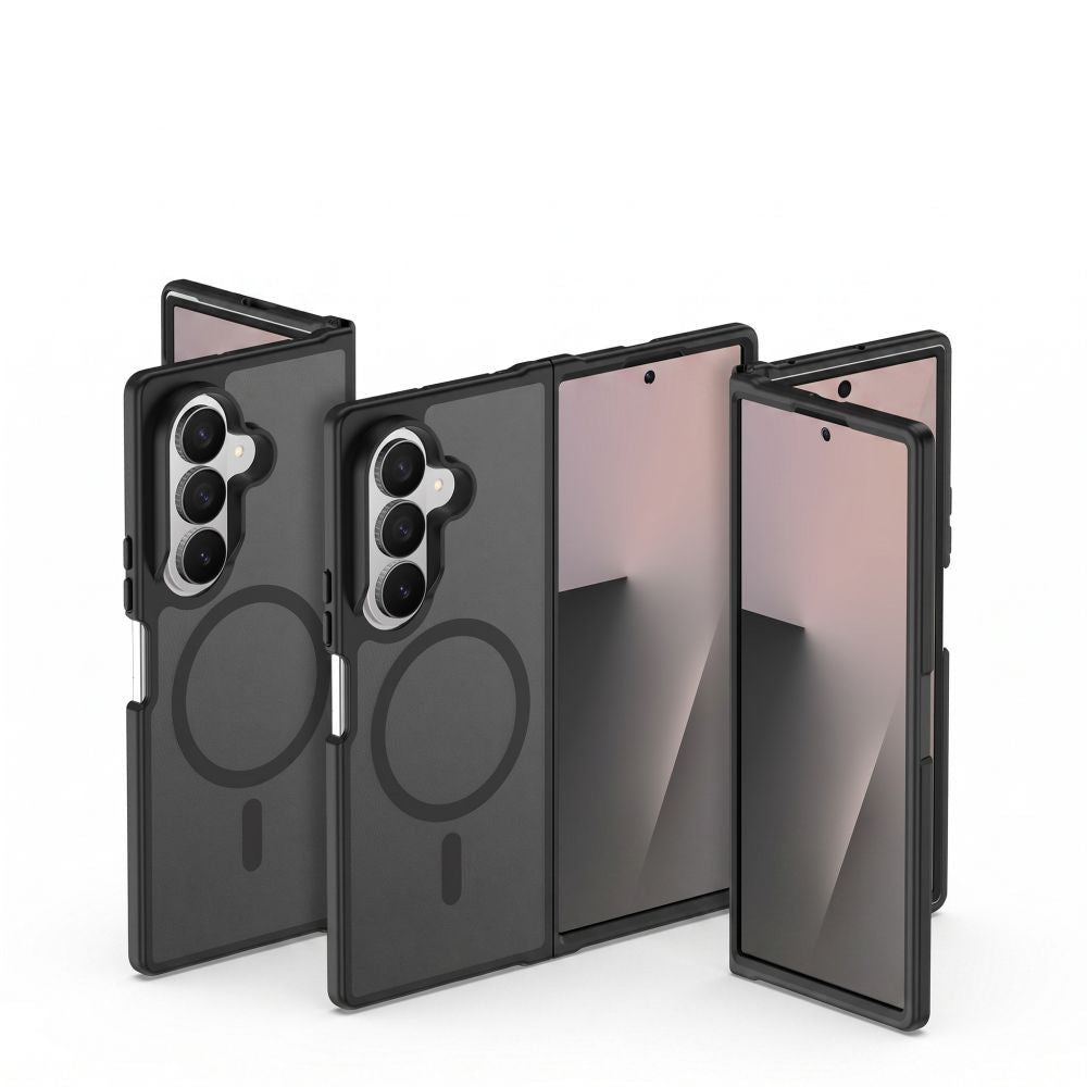 Tech-Protect Samsung Galaxy Z Fold7 / Z Fold8 Ultra - Σκληρή Θήκη με Πλαίσιο Σιλικόνης - MagMat MagSafe - Matte Black