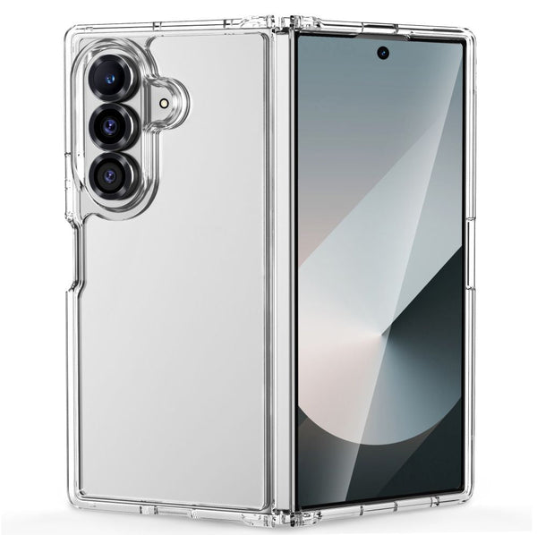 Tech-Protect Samsung Galaxy Z Fold8 Ultra - Σκληρή Θήκη με Πλαίσιο Σιλικόνης - Flexair Hybrid - Clear