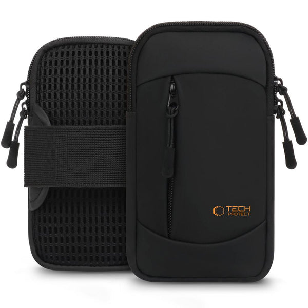 Tech - Protect Universal Sport Armband - M6 - 18.5 x 9.5 x 2.5 cm - Black / Orange