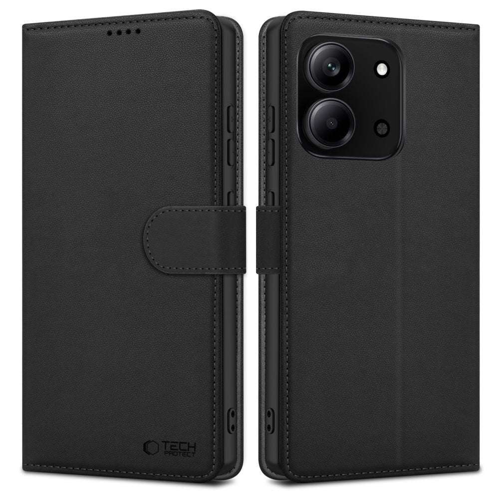 Tech - Protect Xiaomi Redmi 15C 5G / Poco C85 5G - Θήκη Πορτοφόλι Stand από Δερματίνη - Wallet - Black