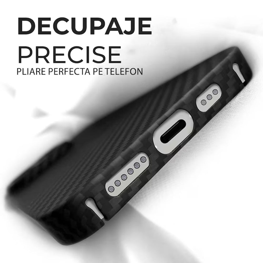 Techsuit iPhone 17 Pro Max Σκληρή Θήκη - Aramid Fiber MagSafe - Black
