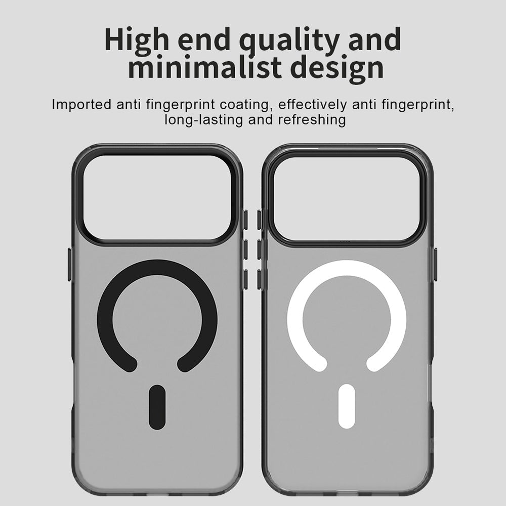 Techsuit iPhone 17 Pro Max - Σκληρή Θήκη με Πλαίσιο Σιλικόνης και MagSafe - CandyCase MagSafe - Black