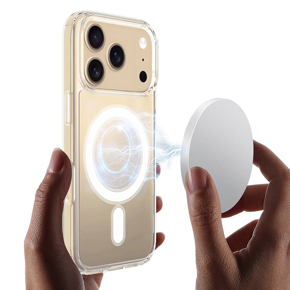 Techsuit iPhone 17 Pro Max - Σκληρή Θήκη με Πλαίσιο Σιλικόνης - MagSafe Pro - Clear