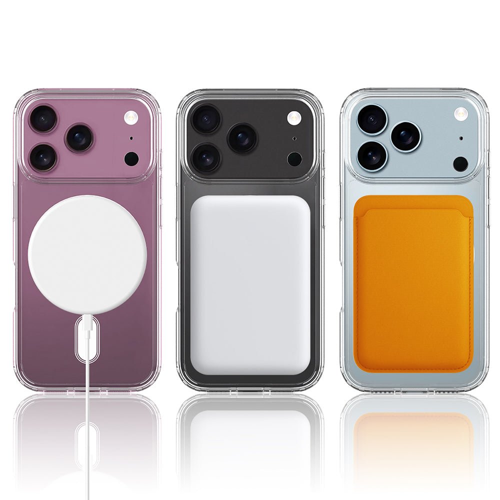 Techsuit iPhone 17 Pro Max - Σκληρή Θήκη με Πλαίσιο Σιλικόνης - MagSafe Pro - Clear