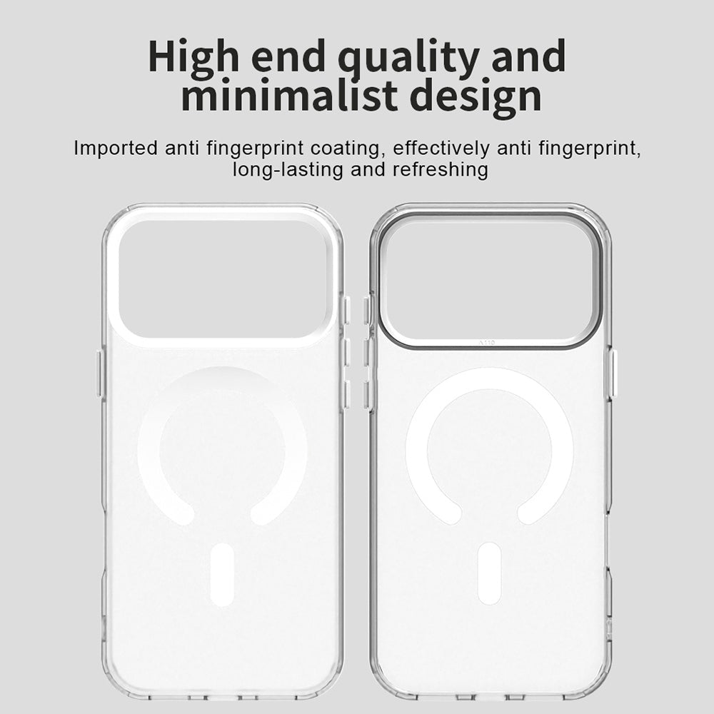 Techsuit iPhone 17 Pro - Σκληρή Θήκη με Πλαίσιο Σιλικόνης και MagSafe - CandyCase MagSafe - White