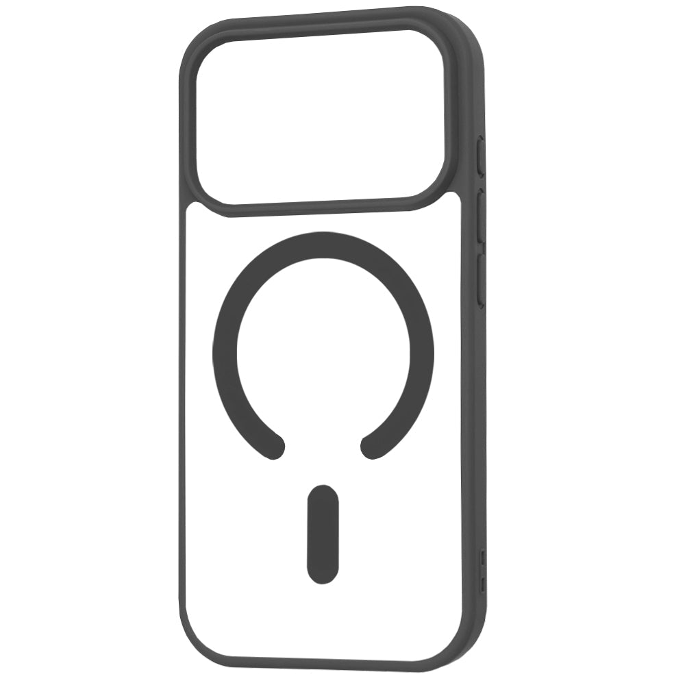Techsuit iPhone 17 Pro - Σκληρή Θήκη με Πλαίσιο Σιλικόνης - MagSafe Pro - Clear / Black