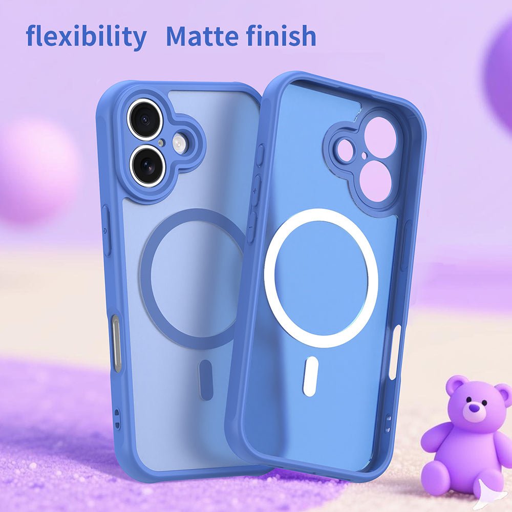 Techsuit iPhone 17 - Σκληρή Θήκη με Πλαίσιο Σιλικόνης και MagSafe - HaloFrost II MagSafe - Sky Blue