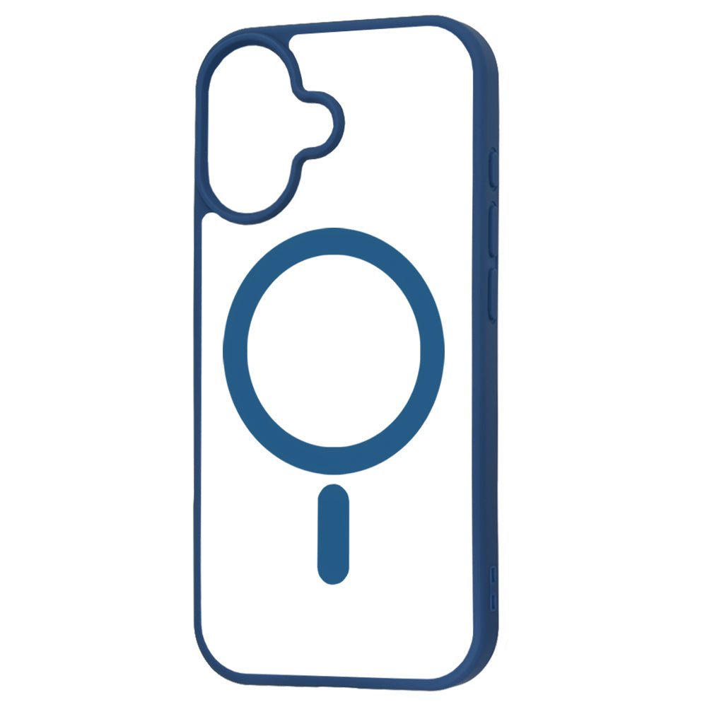 Techsuit iPhone 17 - Σκληρή Θήκη με Πλαίσιο Σιλικόνης - MagSafe Pro - Clear / Blue