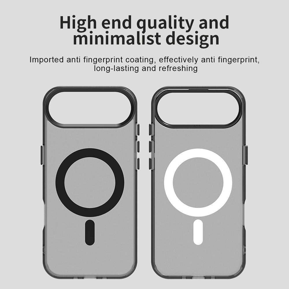 Techsuit iPhone Air - Σκληρή Θήκη με Πλαίσιο Σιλικόνης και MagSafe - CandyCase MagSafe - Black