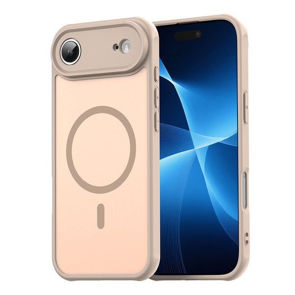 Techsuit iPhone Air - Σκληρή Θήκη με Πλαίσιο Σιλικόνης και MagSafe - HaloFrost II MagSafe - Gold