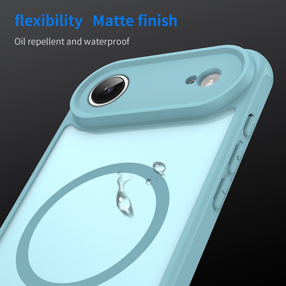 Techsuit iPhone Air - Σκληρή Θήκη με Πλαίσιο Σιλικόνης και MagSafe - HaloFrost II MagSafe - Mint Green