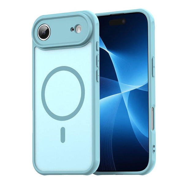 Techsuit iPhone Air - Σκληρή Θήκη με Πλαίσιο Σιλικόνης και MagSafe - HaloFrost II MagSafe - Mint Green