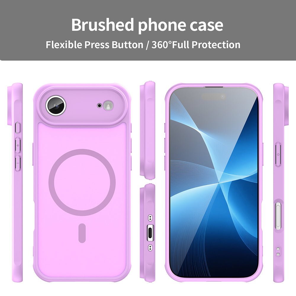 Techsuit iPhone Air - Σκληρή Θήκη με Πλαίσιο Σιλικόνης και MagSafe - HaloFrost II MagSafe - Pink