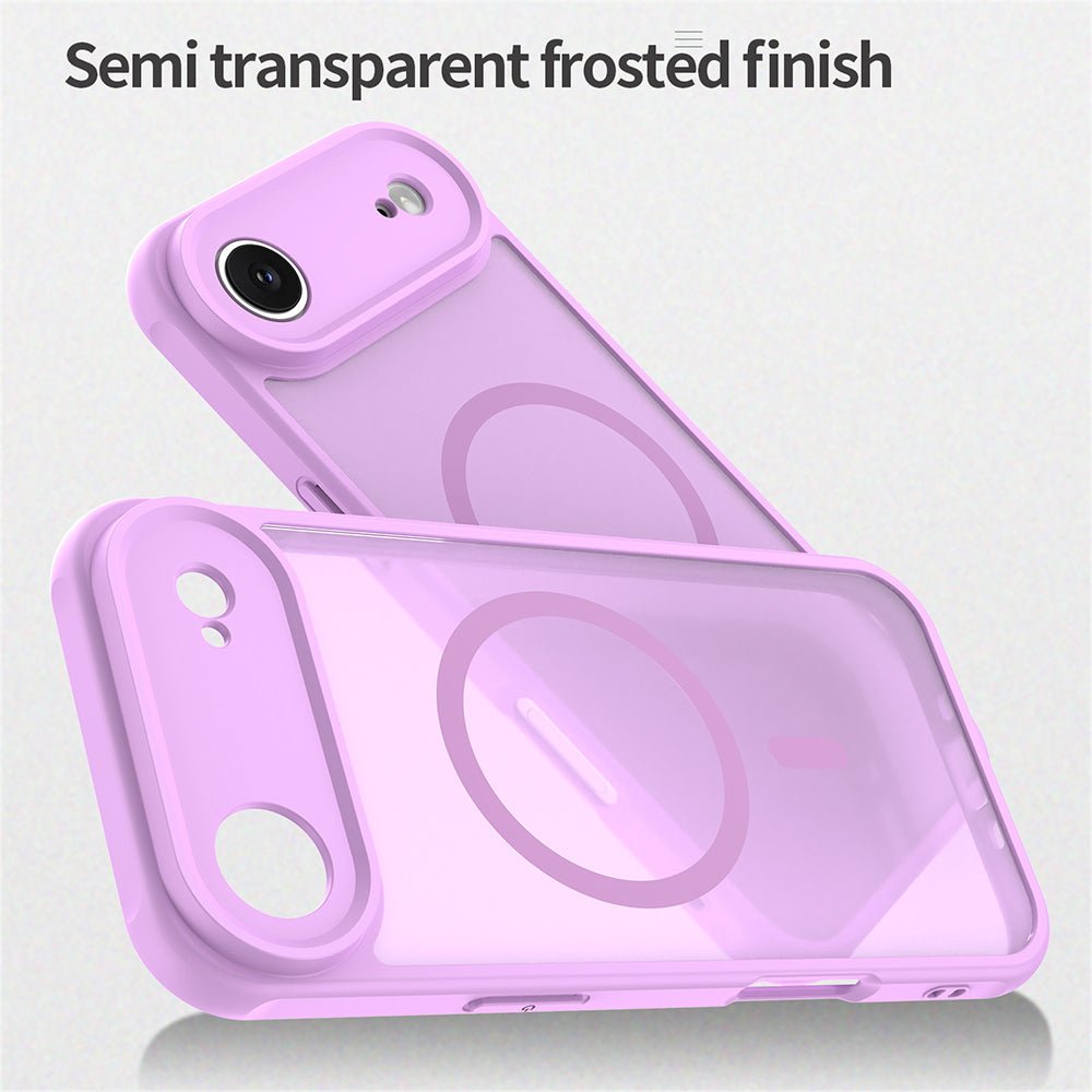 Techsuit iPhone Air - Σκληρή Θήκη με Πλαίσιο Σιλικόνης και MagSafe - HaloFrost II MagSafe - Pink