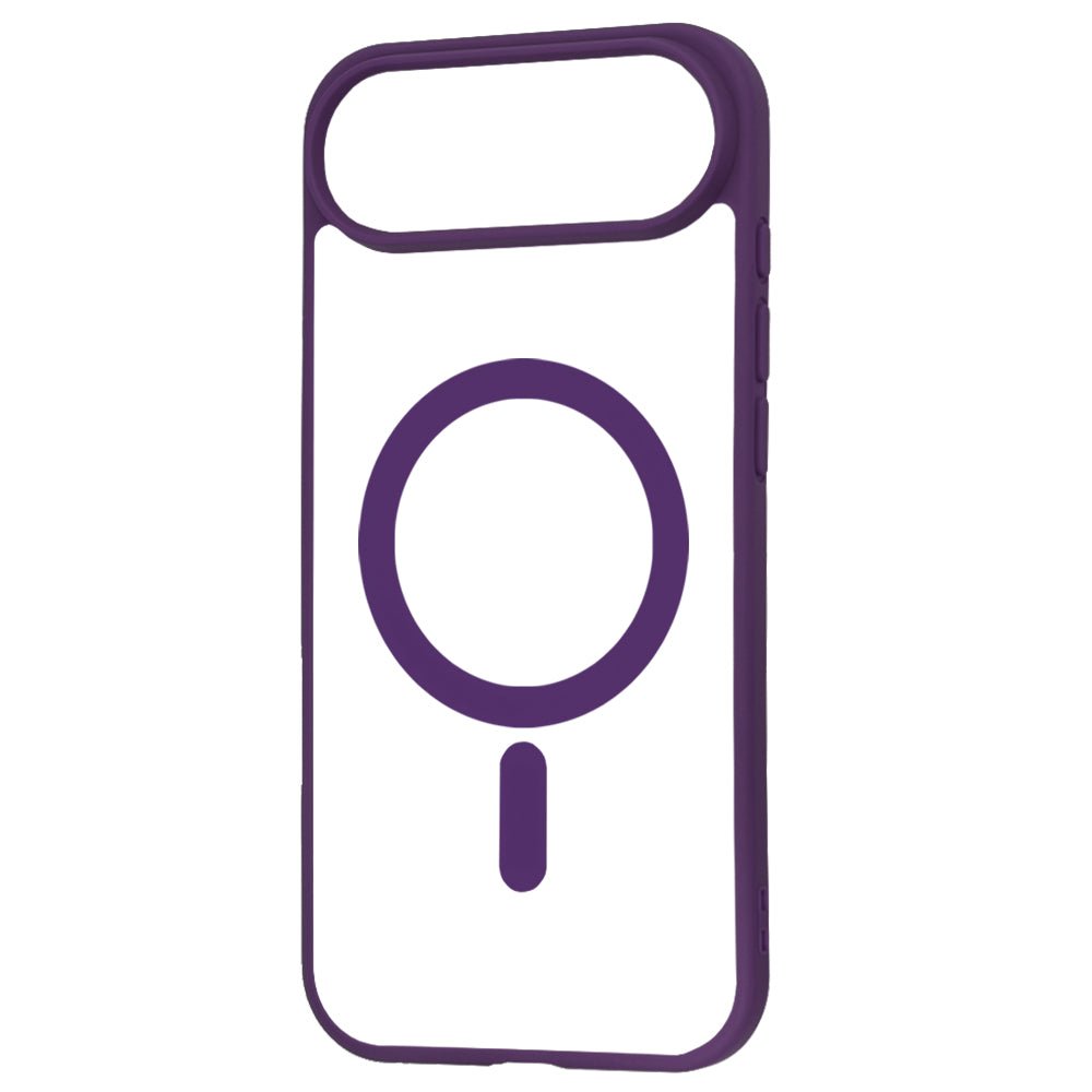 Techsuit iPhone Air - Σκληρή Θήκη με Πλαίσιο Σιλικόνης - MagSafe Pro - Clear / Purple
