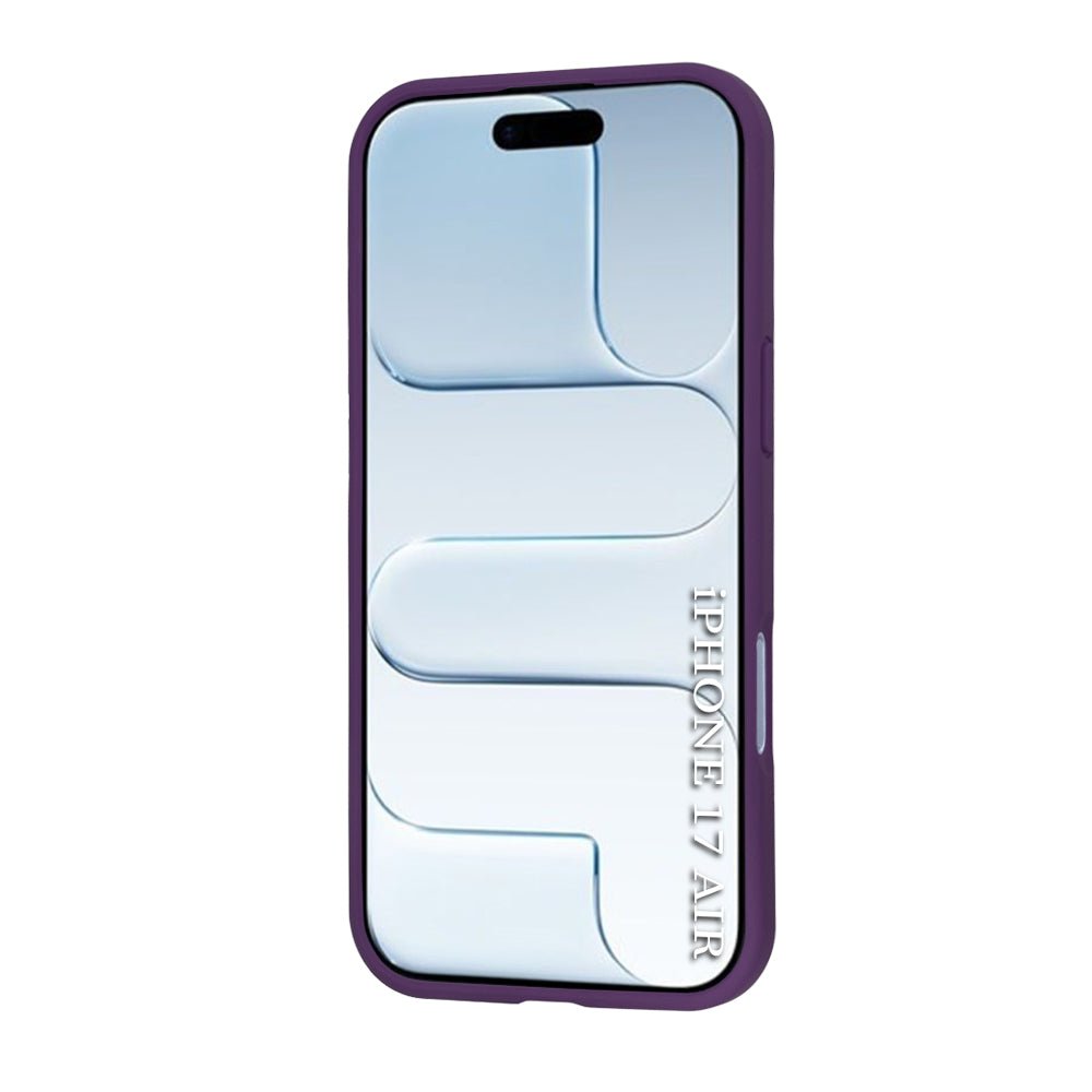 Techsuit iPhone Air - Σκληρή Θήκη με Πλαίσιο Σιλικόνης - MagSafe Pro - Clear / Purple