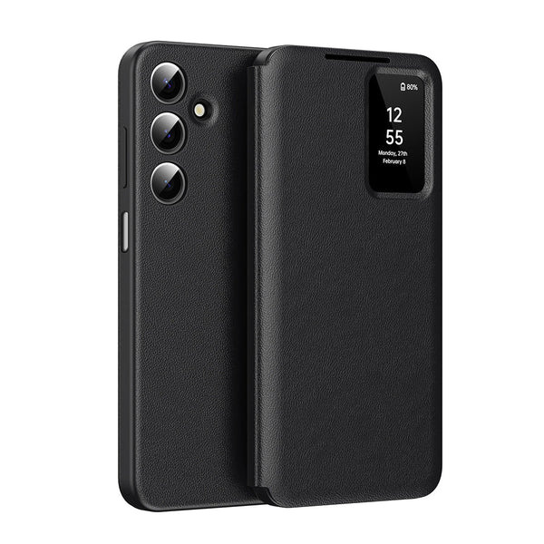 Techsuit Samsung Galaxy A17 4G / 5G / A26 5G - Θήκη Βιβλίο με Θέση για 1 Κάρτα - SmartView Series - Black