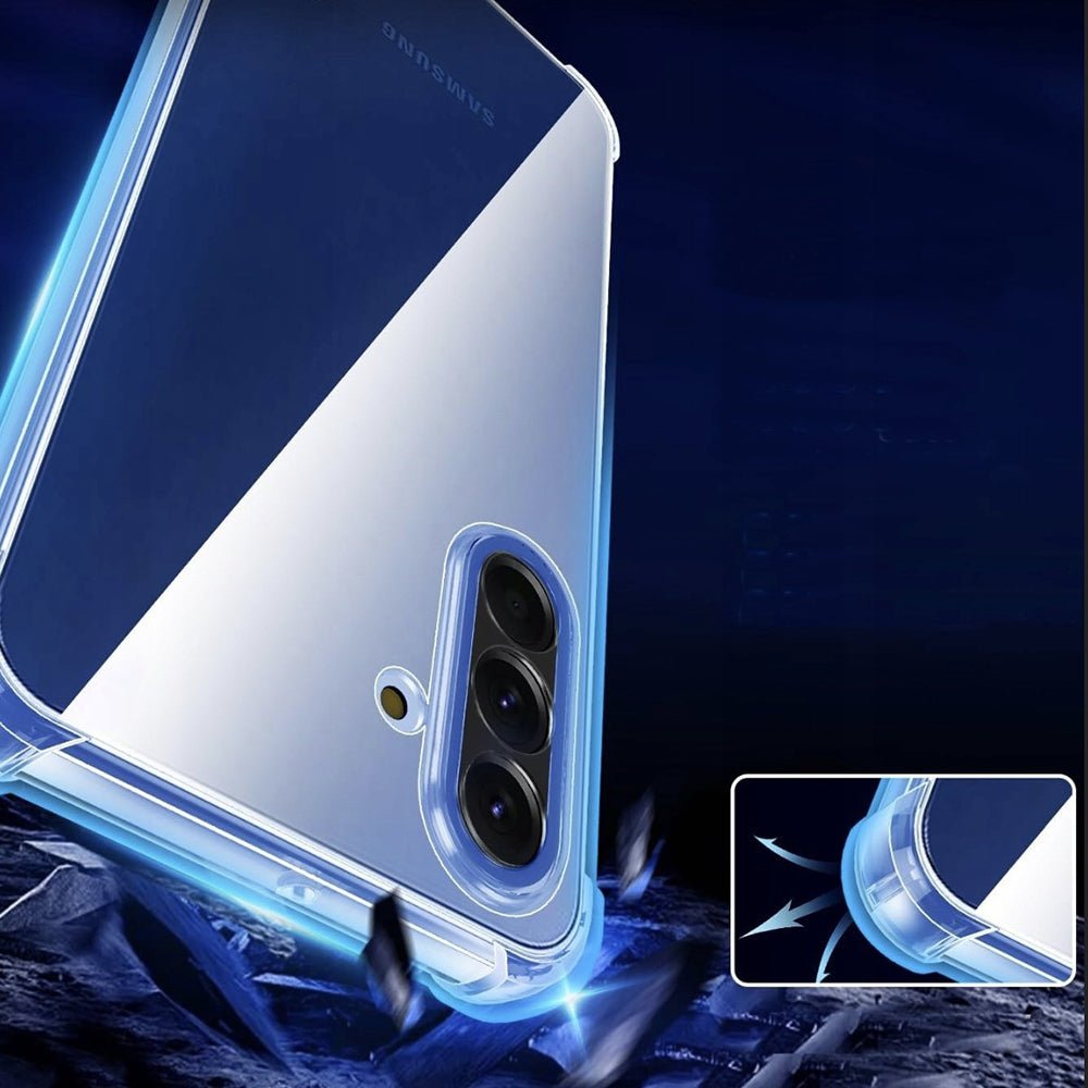Techsuit Samsung Galaxy A17 4G / 5G - Θήκη Σιλικόνης με Ενισχυμένες Γωνίες - Shockproof Clear Silicone - Clear