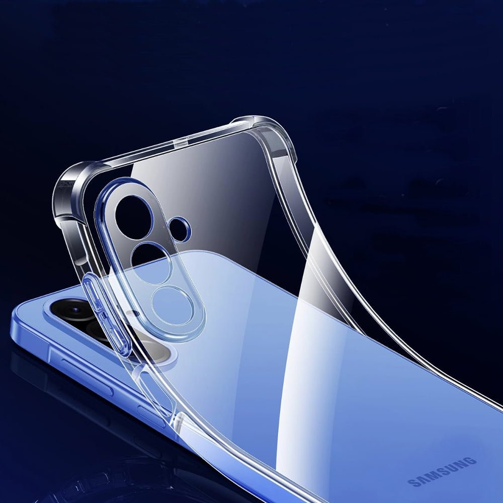 Techsuit Samsung Galaxy A17 4G / 5G - Θήκη Σιλικόνης με Ενισχυμένες Γωνίες - Shockproof Clear Silicone - Clear